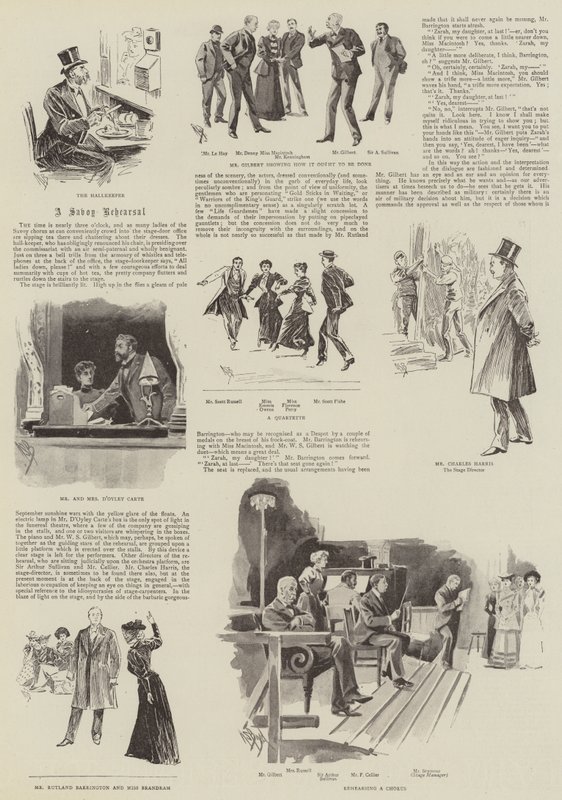 Une répétition au Savoy - Alexander Stuart Boyd