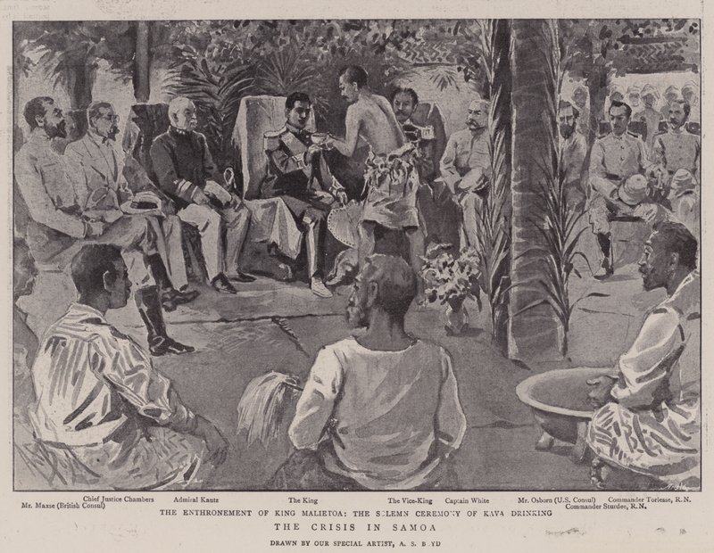 La crise à Samoa - Alexander Stuart Boyd