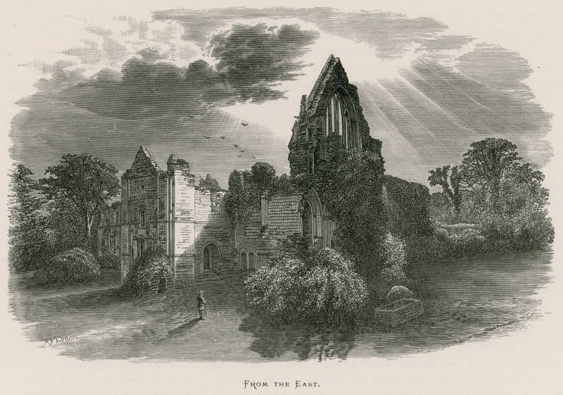 Abbaye de Dryburgh, vue de l