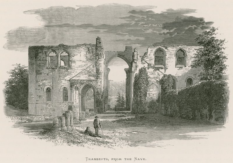 Abbaye de Furness, transepts, depuis la nef - Alexander Francis Lydon