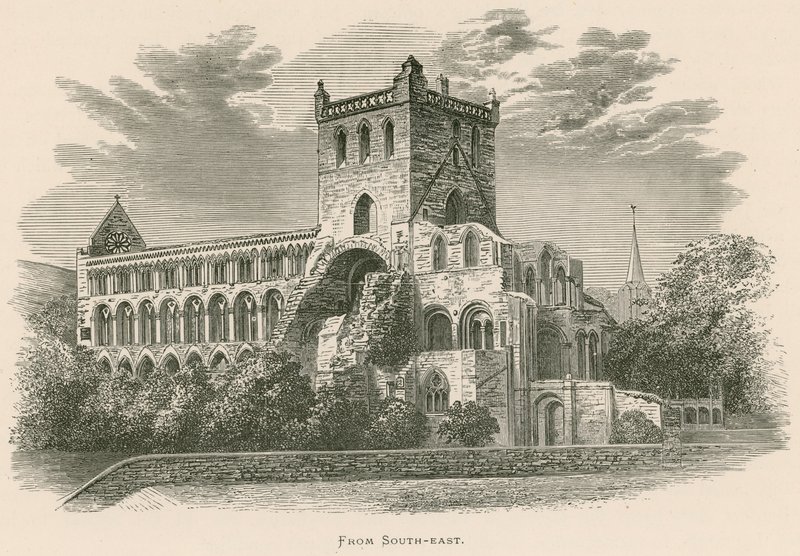 Abbaye de Jedburgh, vue du sud-est - Alexander Francis Lydon
