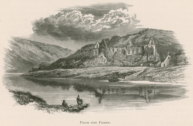 Abbaye de Tintern, depuis le ferry - Alexander Francis Lydon