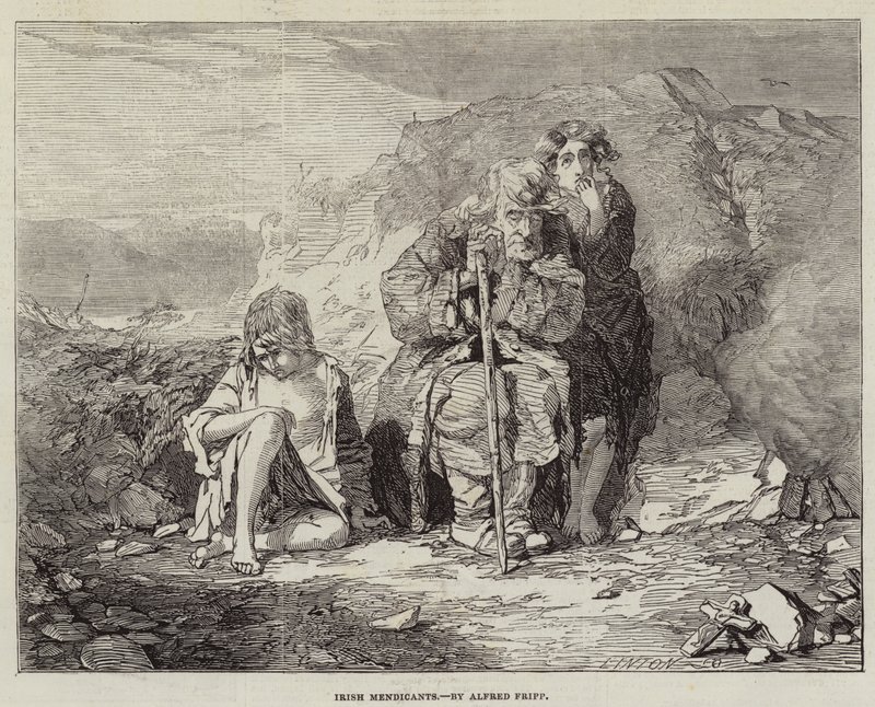 Mendiants irlandais - Alfred Downing Fripp