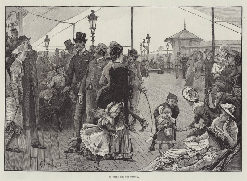 Profiter de la Brise Marine - Alfred Edward Emslie