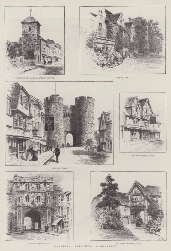 Croquis de Canterbury - Alfred Robert Quinton