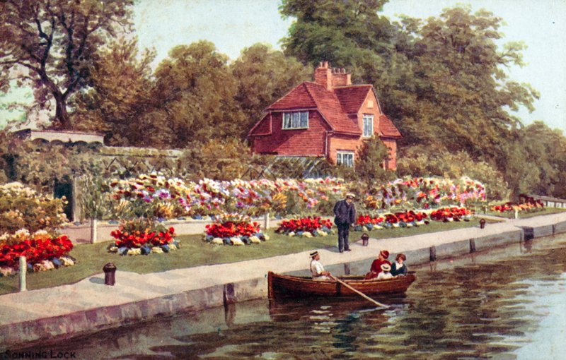 Écluse de Sonning - Alfred Robert Quinton