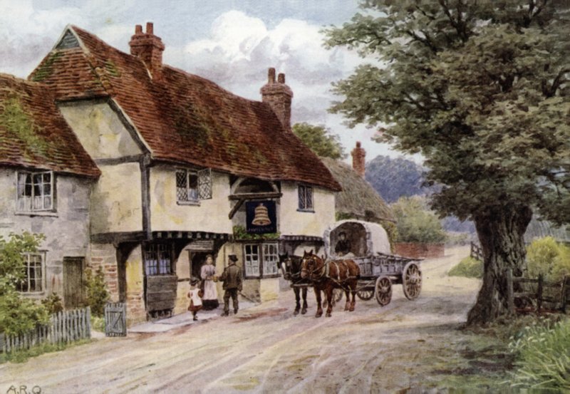 The Bell Inn, Waltham St Laurence, Berkshire - Alfred Robert Quinton