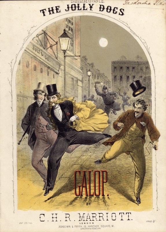 Le Galop des chiens joyeux - Alfred Concanen