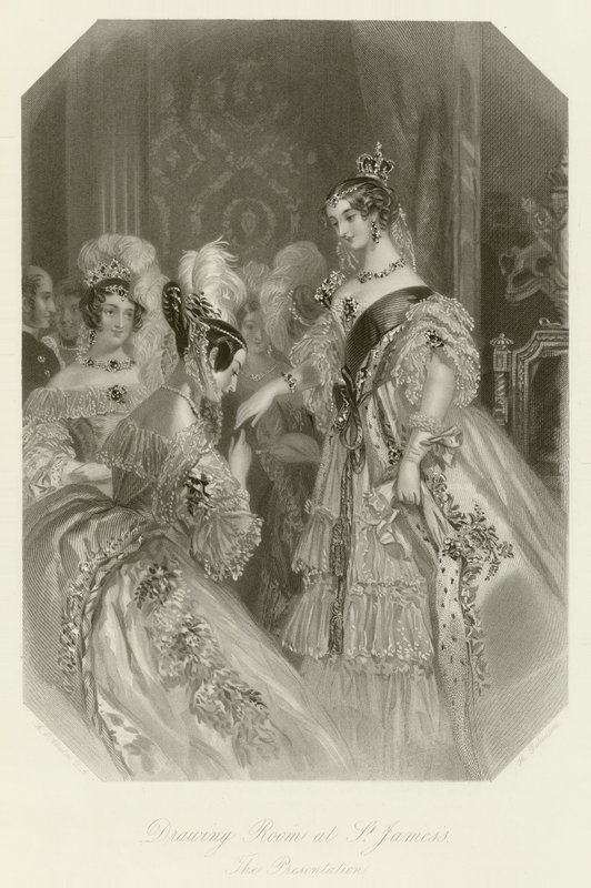 Salon à St James - Alfred Edward Chalon
