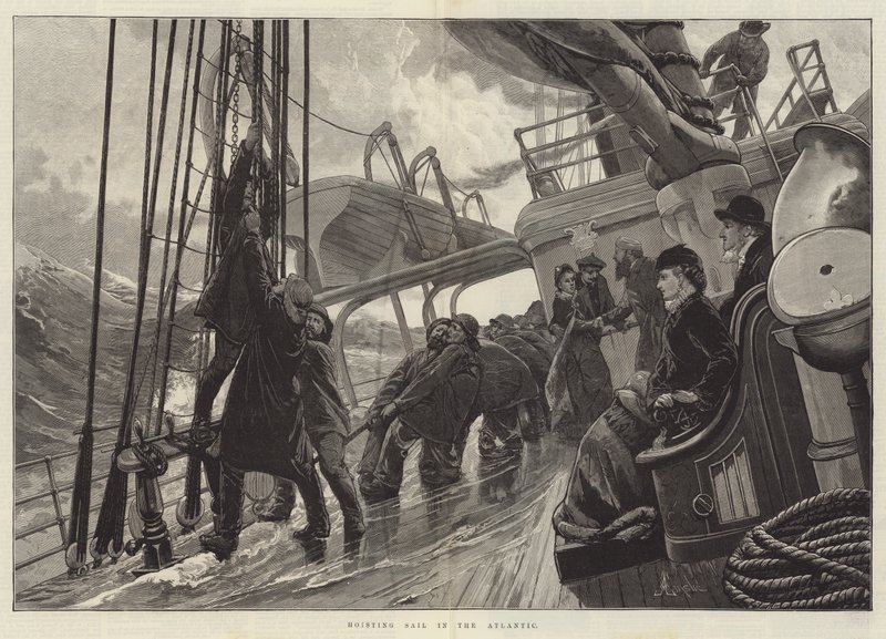 Hisser la voile dans l