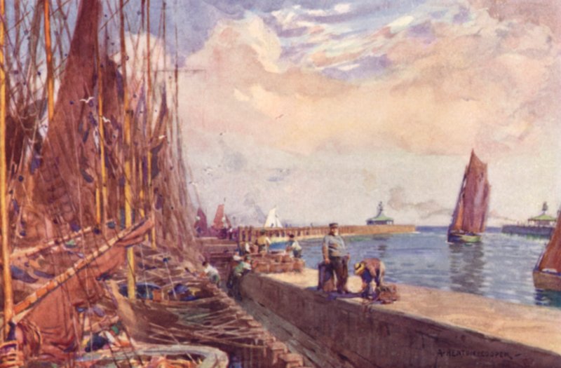 Port de Lowestoft, Suffolk - Alfred Heaton Cooper