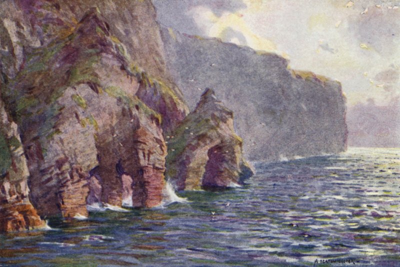 Falaises de Menaun, île d