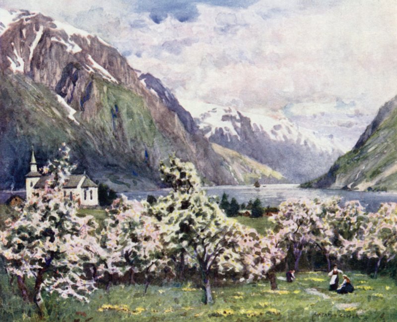 Oode, Hardangerfjord - Alfred Heaton Cooper