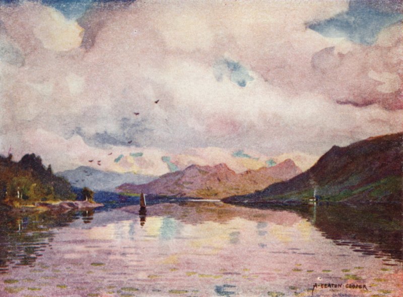 Reflets, Kylemore Lough - Alfred Heaton Cooper