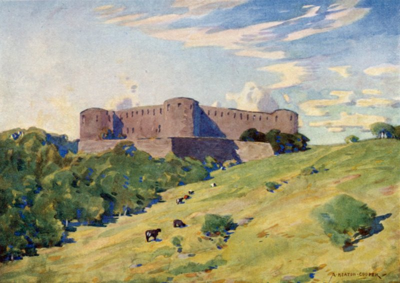 Ruines du château de Borgholm, Oland - Alfred Heaton Cooper