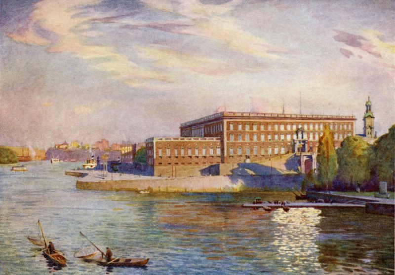 Le Palais Royal, Stockholm - Alfred Heaton Cooper