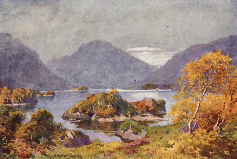 Le lac supérieur, Killarney - Alfred Heaton Cooper