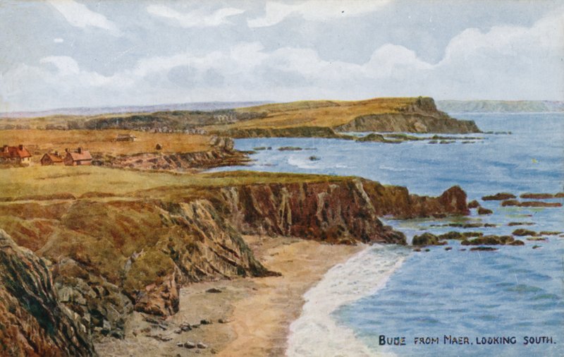Bude depuis Maer, regardant vers le sud - Alfred Robert Quinton