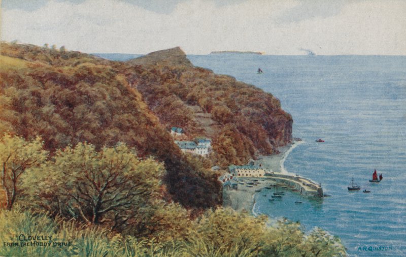 Clovelly depuis Hobby Drive - Alfred Robert Quinton