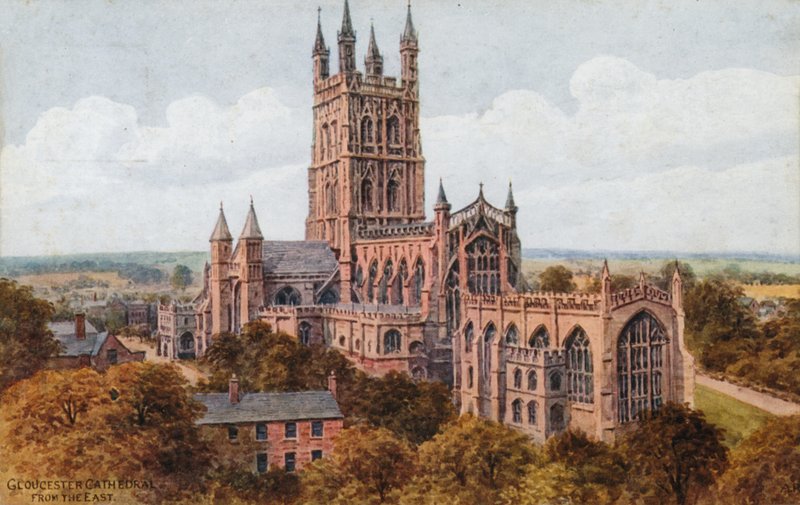Cathédrale de Gloucester, vue de l
