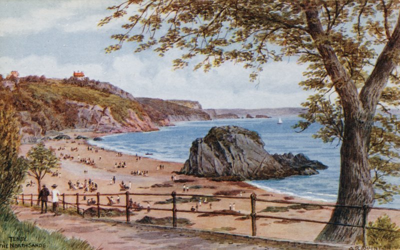 Tenby, les sables du nord - Alfred Robert Quinton