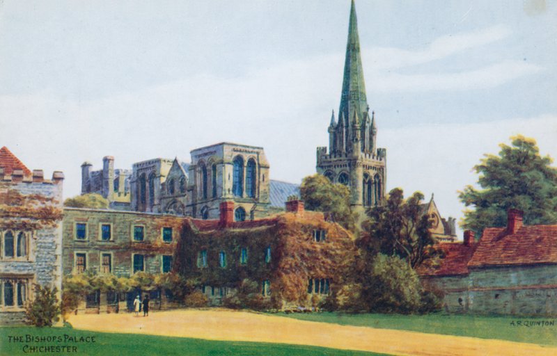 Le palais épiscopal, Chichester - Alfred Robert Quinton