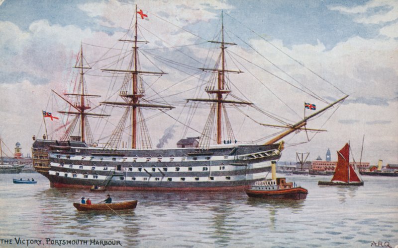 La Victoire, port de Portsmouth - Alfred Robert Quinton