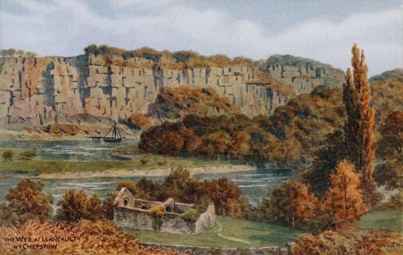 La Wye à Llancault, près de Chepstow - Alfred Robert Quinton