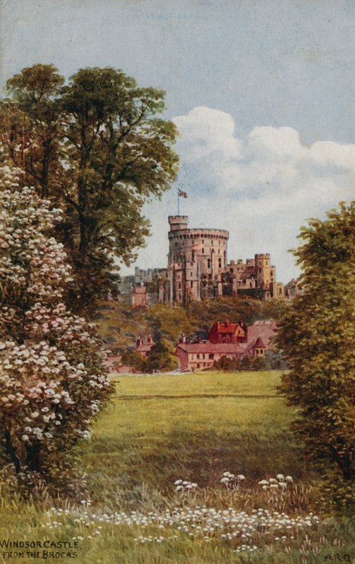 Château de Windsor depuis The Brocks - Alfred Robert Quinton