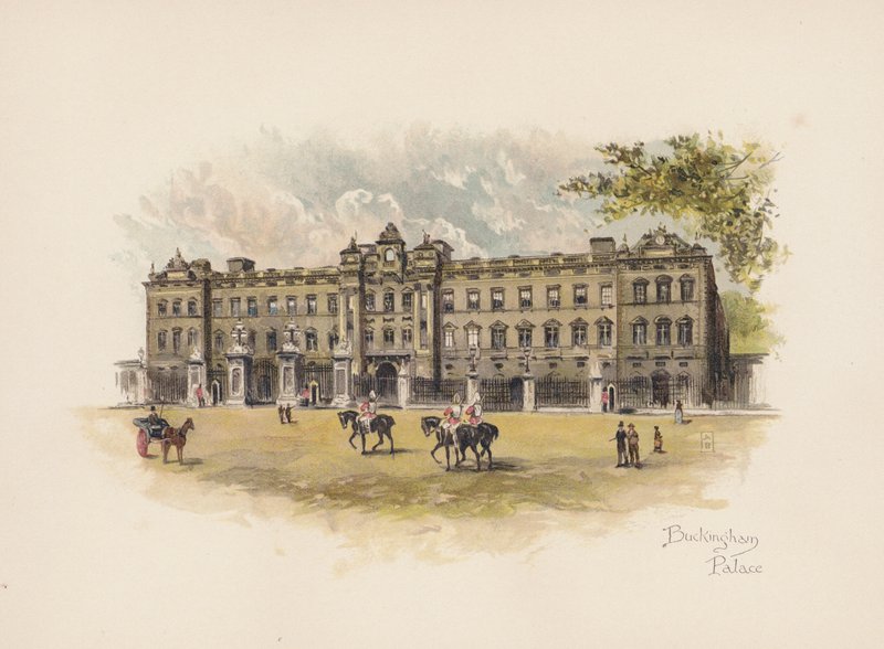 Londres familier : Palais de Buckingham - Allan F. Barraud