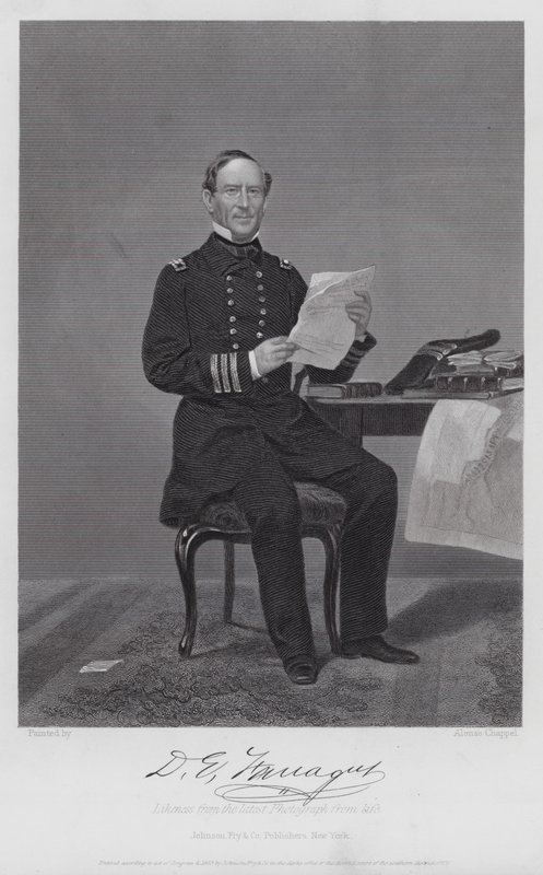 David Glascoe Farragut - Alonzo (after) Chappel