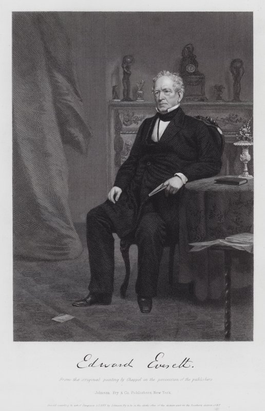 Edward Everett (gravure) - Alonzo (after) Chappel