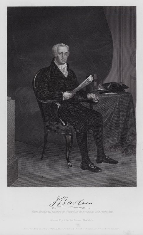 Joel Barlow (gravure) - Alonzo (after) Chappel