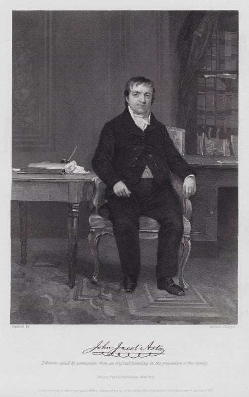 John Jacob Astor (gravure) - Alonzo (after) Chappel