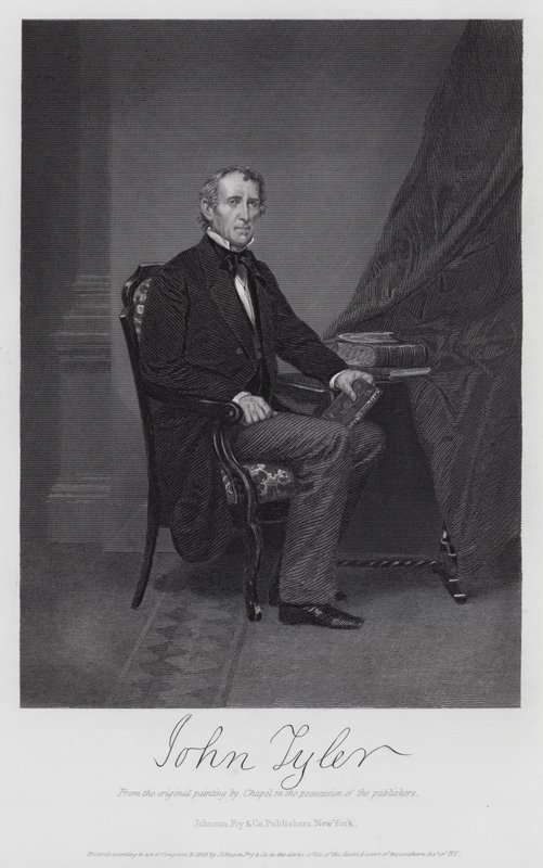 John Tyler (gravure) - Alonzo (after) Chappel