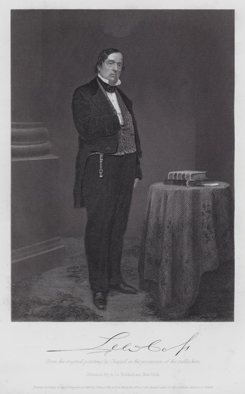 Lewis Cass (gravure) - Alonzo (after) Chappel