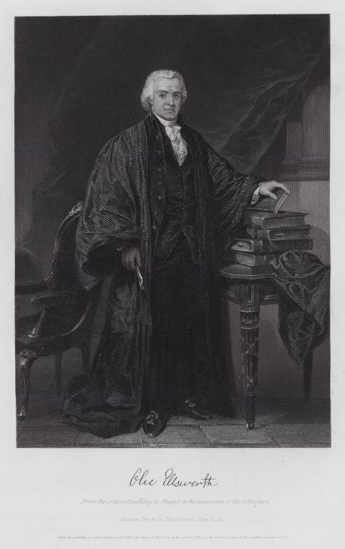 Oliver Ellsworth (gravure) - Alonzo (after) Chappel