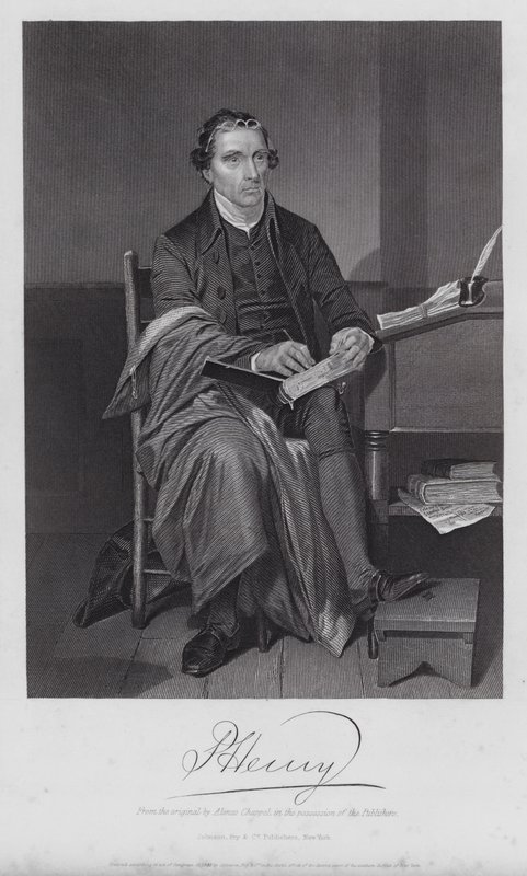 Patrick Henry (gravure) - Alonzo (after) Chappel