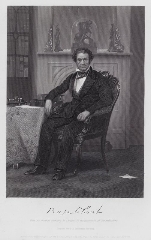 Rufus Choate (gravure) - Alonzo (after) Chappel