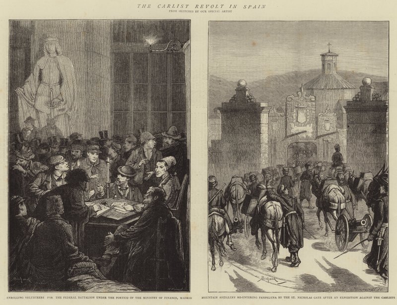 La Révolte Carliste en Espagne - Alphonse Adolphe Bichard