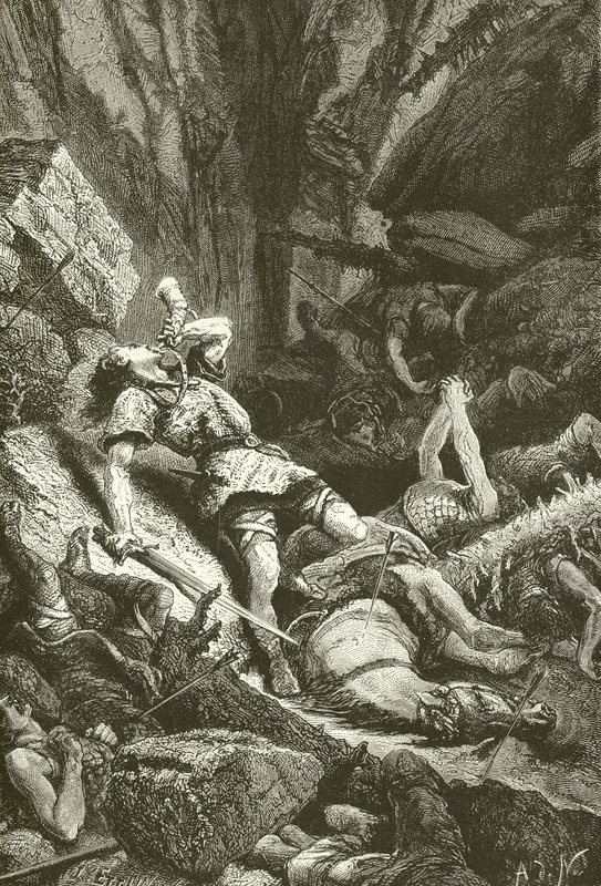 Roland à Roncevaux - Alphonse Marie de Neuville
