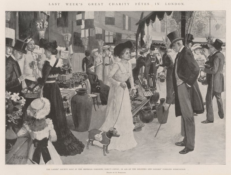 Les grandes fêtes de charité de la semaine dernière à Londres - Amedee Forestier