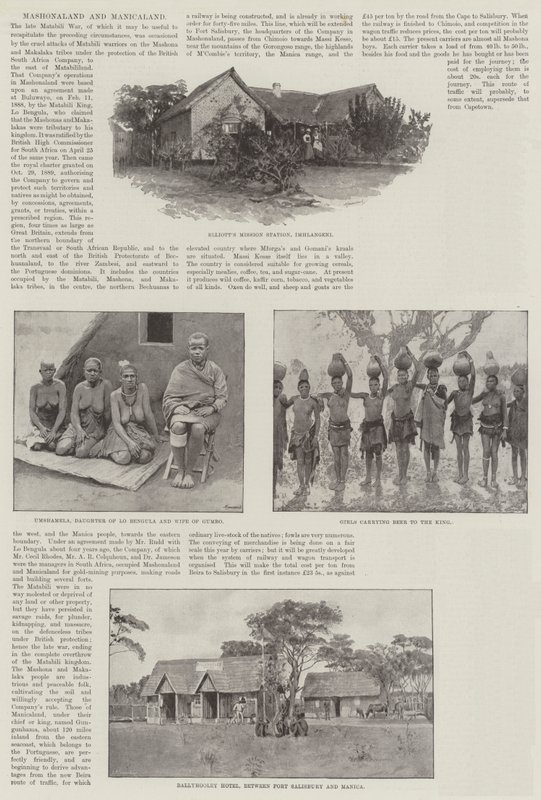 Mashonaland et Manicaland - Amedee Forestier