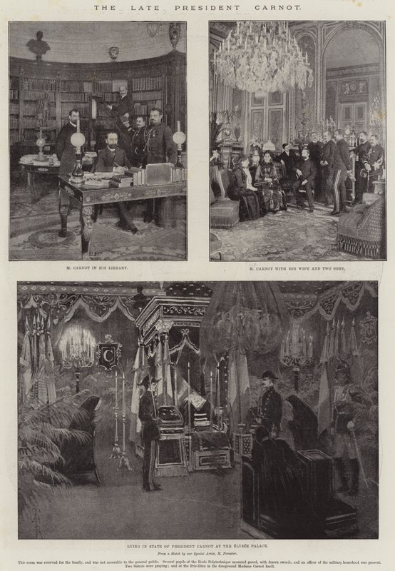 Le défunt Président Carnot - Amedee Forestier