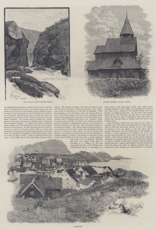 Le Sunbeam en Norvège, par Lady Brassey - Amedee Forestier
