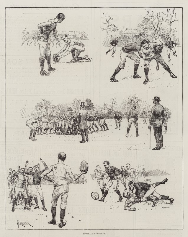 Croquis de Football - Amedee Forestier