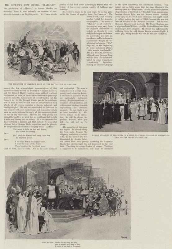 Nouvelle opéra de M. Cowen, Harold - Amedee Forestier