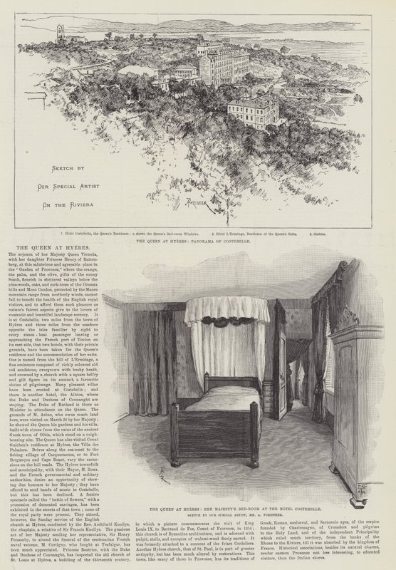 La Reine à Hyères - Amedee Forestier
