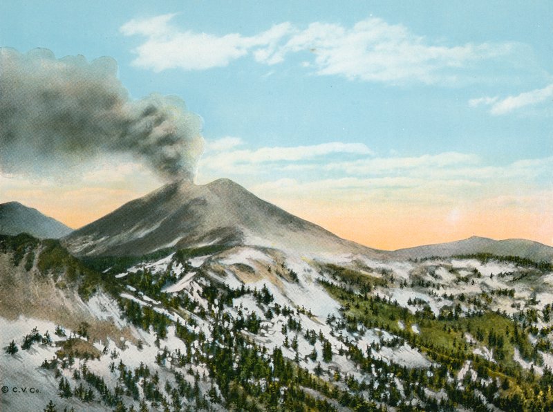 Mont Lassen en éruption - American Photographer (after)