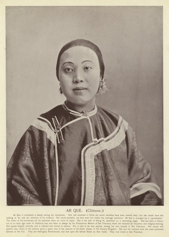 Ah Que, Chinois - American Photographer